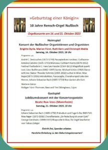Orgeljubiläum